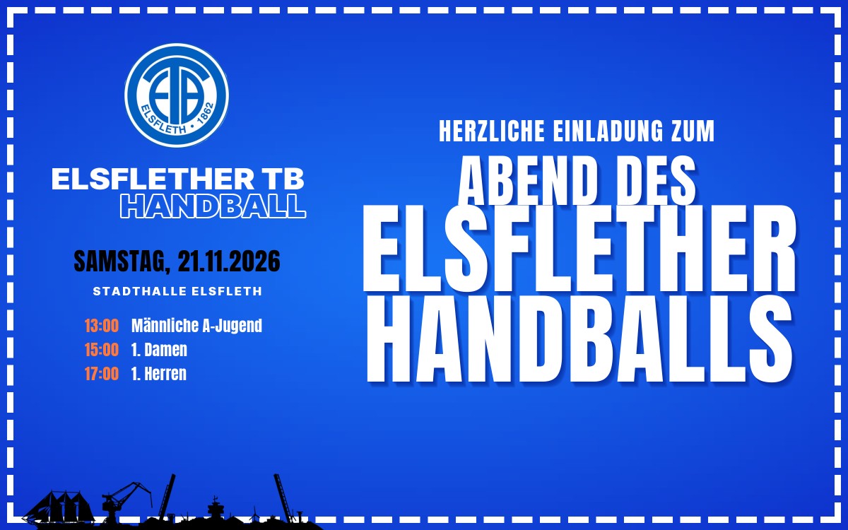 Einladung zum Abend des Elsflether Handballs